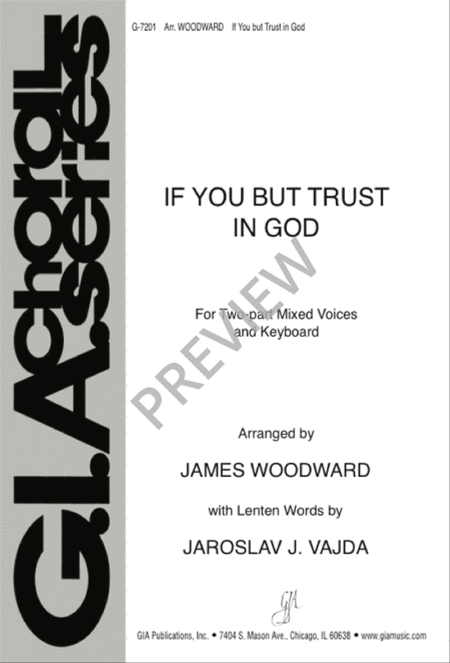 If You but Trust in God If You but Trust in God 2-Part scores gallery preview page 1