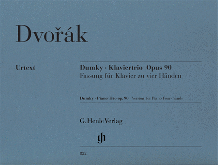 Dumky Piano Trio, Op. 90 Violin scores gallery preview page 1