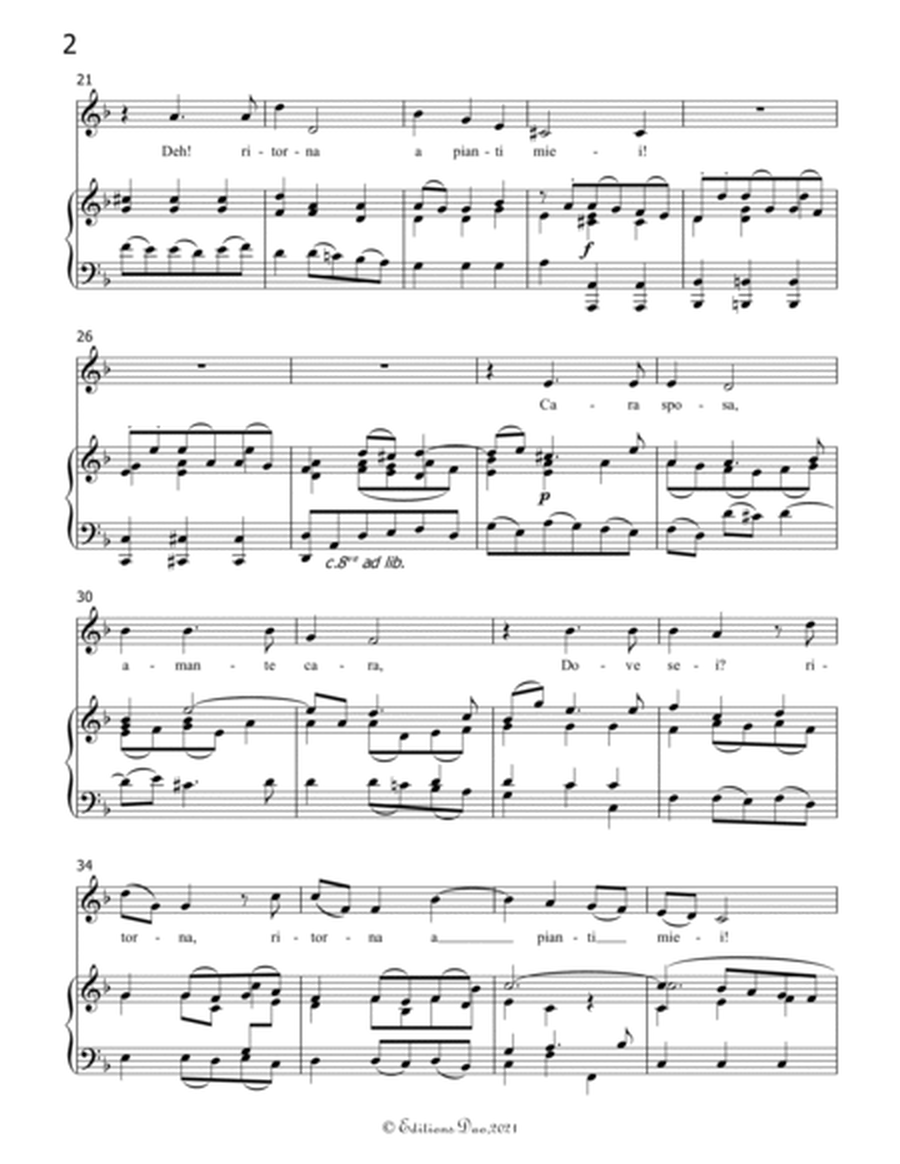 Cara sposa(Version I),by Handel, in d mino