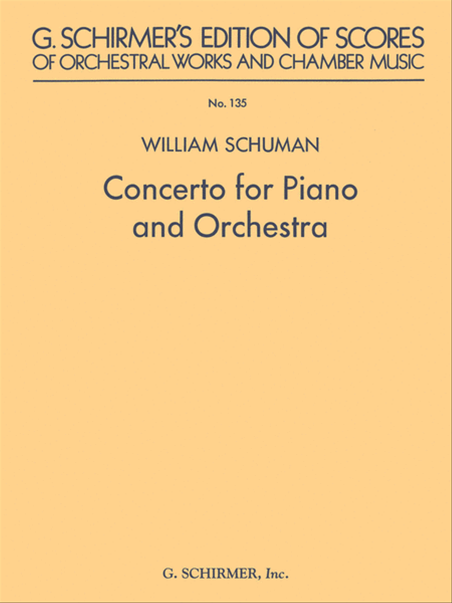 Concerto for Piano and Orchestra Orchestra scores gallery preview page 1