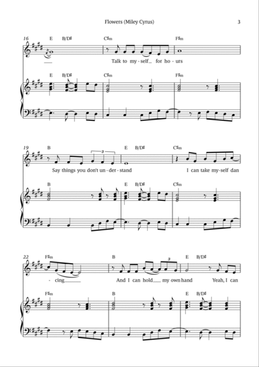 Flowers Voice scores gallery preview page 3