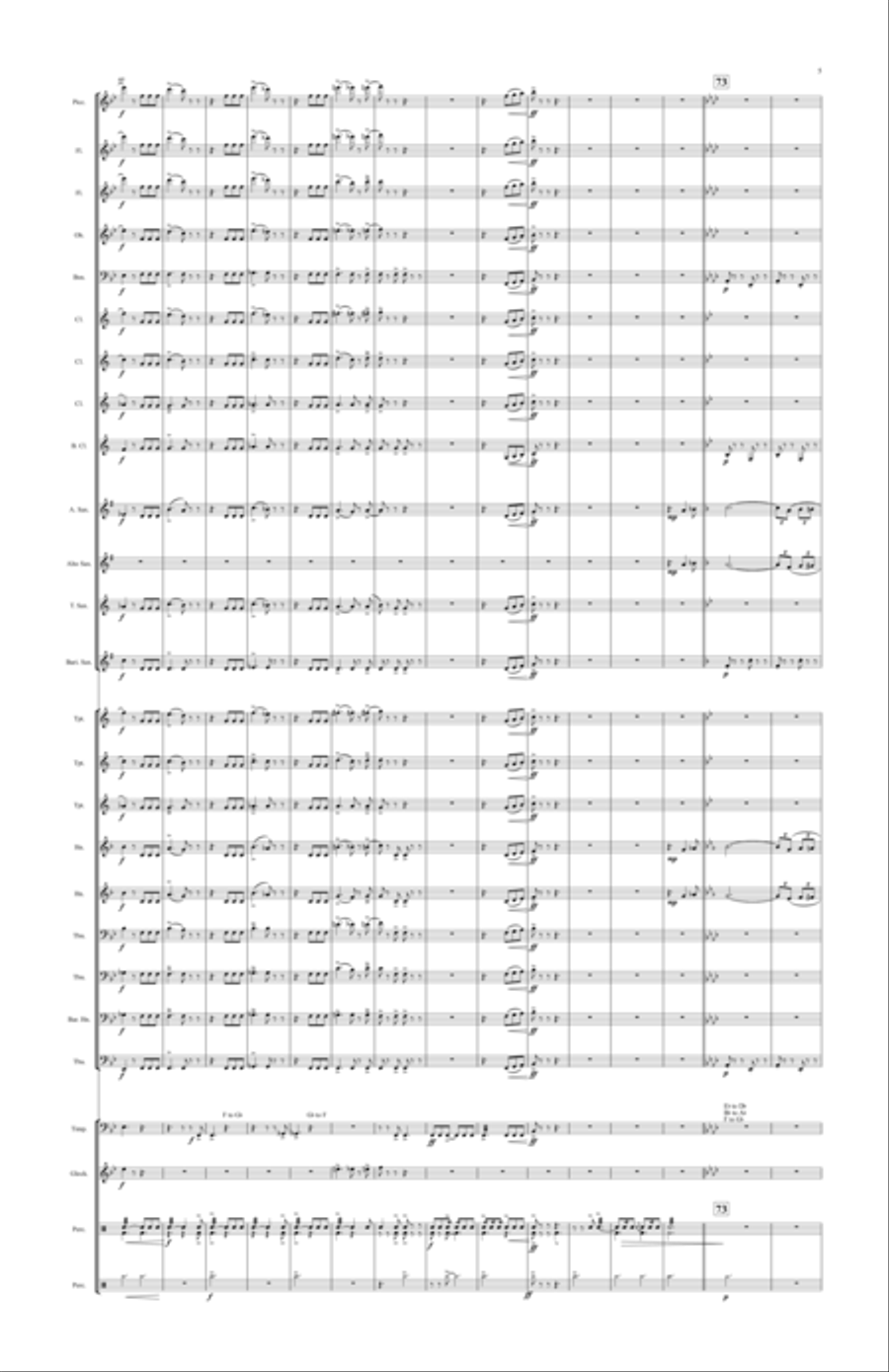 Return of the Heroes Concert Band scores gallery preview page 5