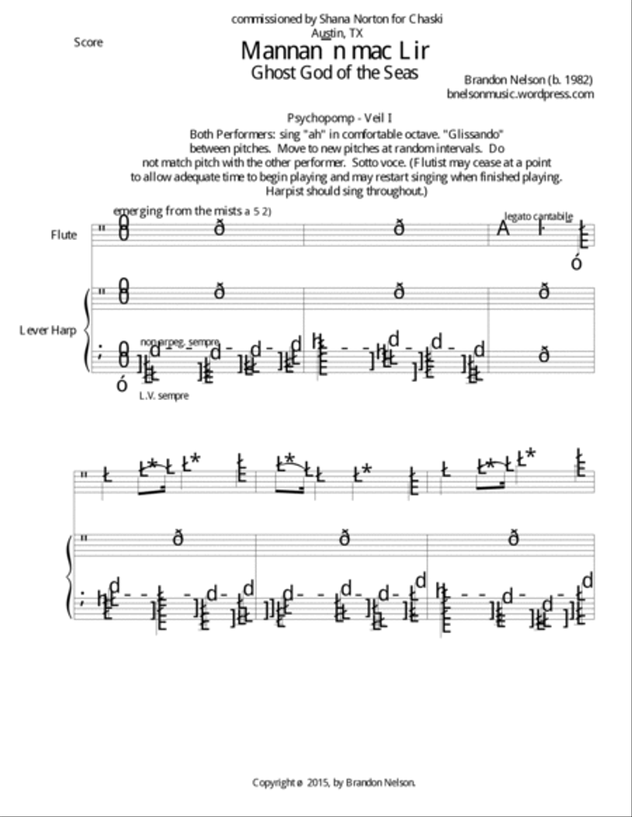 Mannanan mac Lir Small Ensemble scores gallery preview page 5