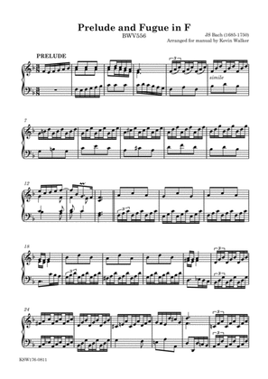 Organ Prelude & Fugue in F major (BWV 556) [for manuals/piano]