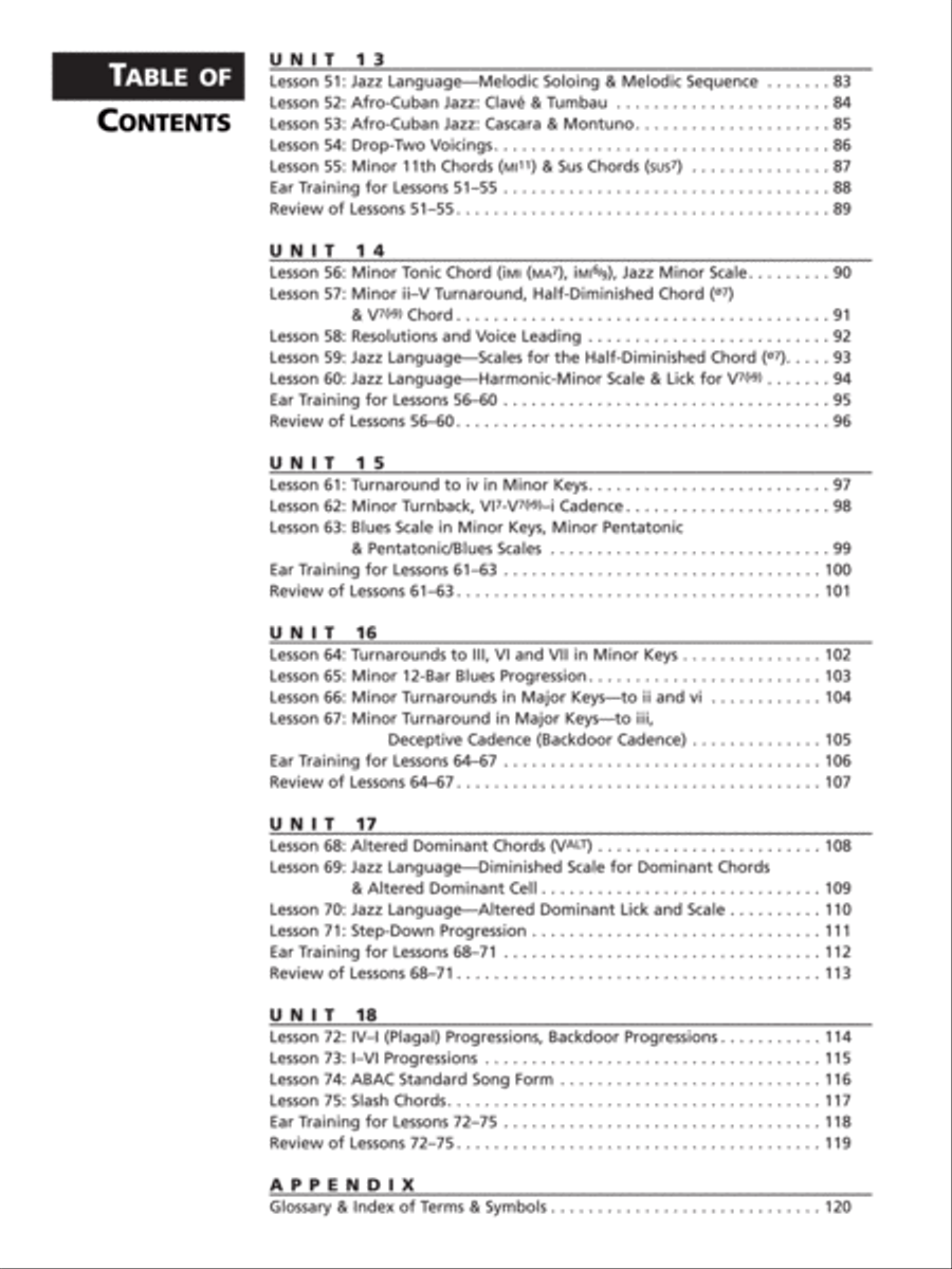 Alfred's Essentials of Jazz Theory, Book 3 Textbook scores gallery preview page 3