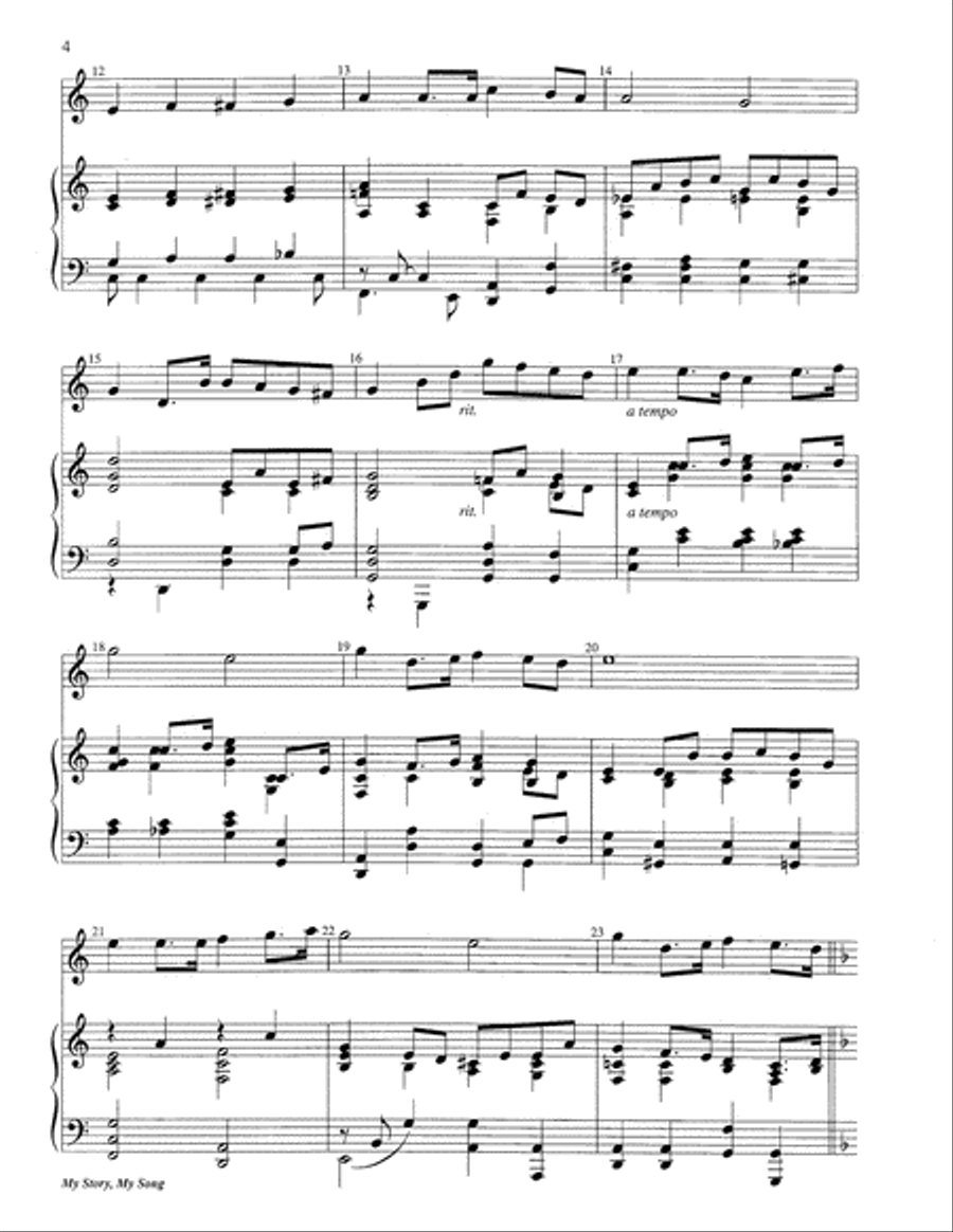 My Story, My Song Percussion scores gallery preview page 4