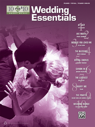 Book cover for 10 for 10 Sheet Music Wedding Essentials