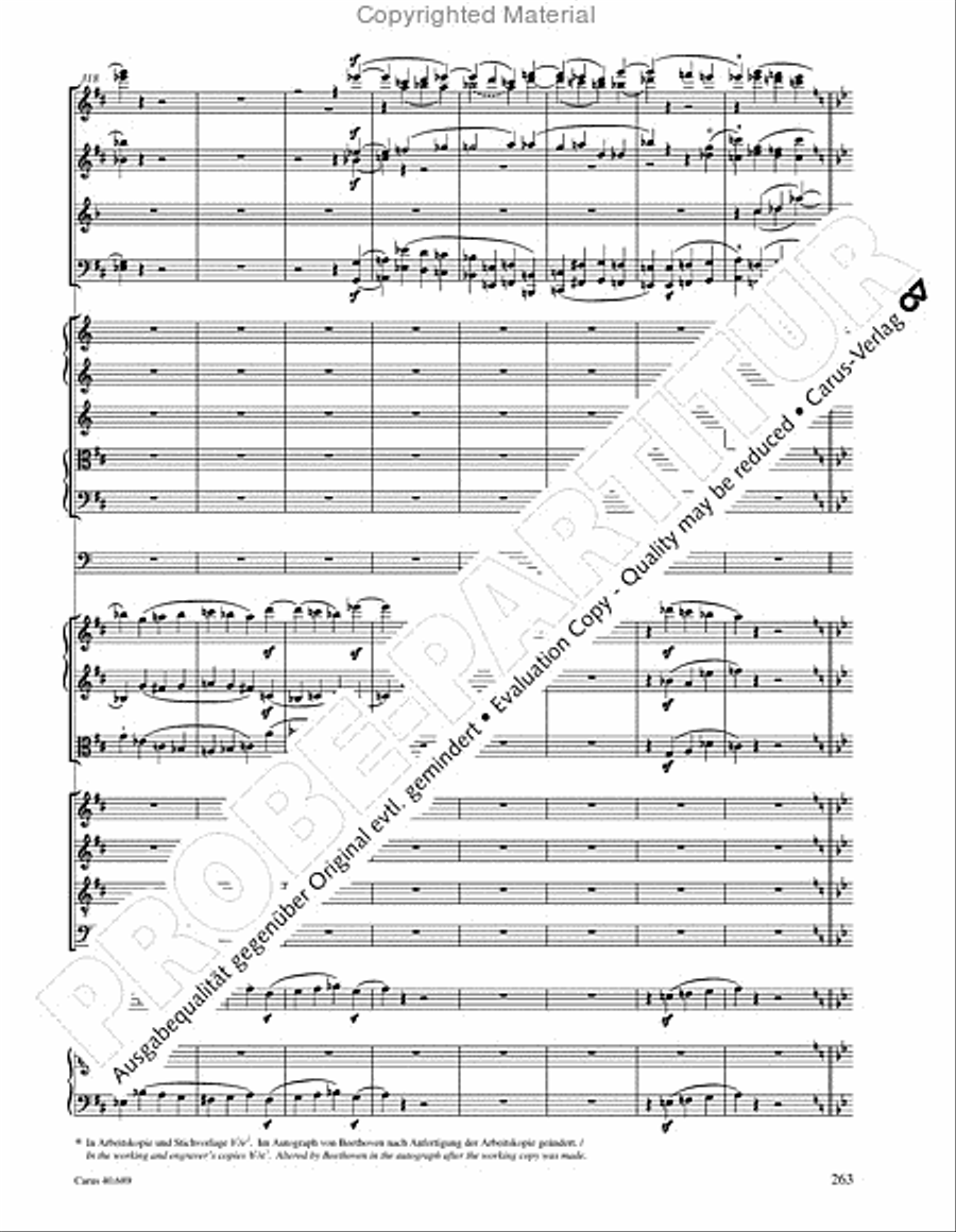 Missa solemnis Missa solemnis 4-Part scores gallery preview page 279