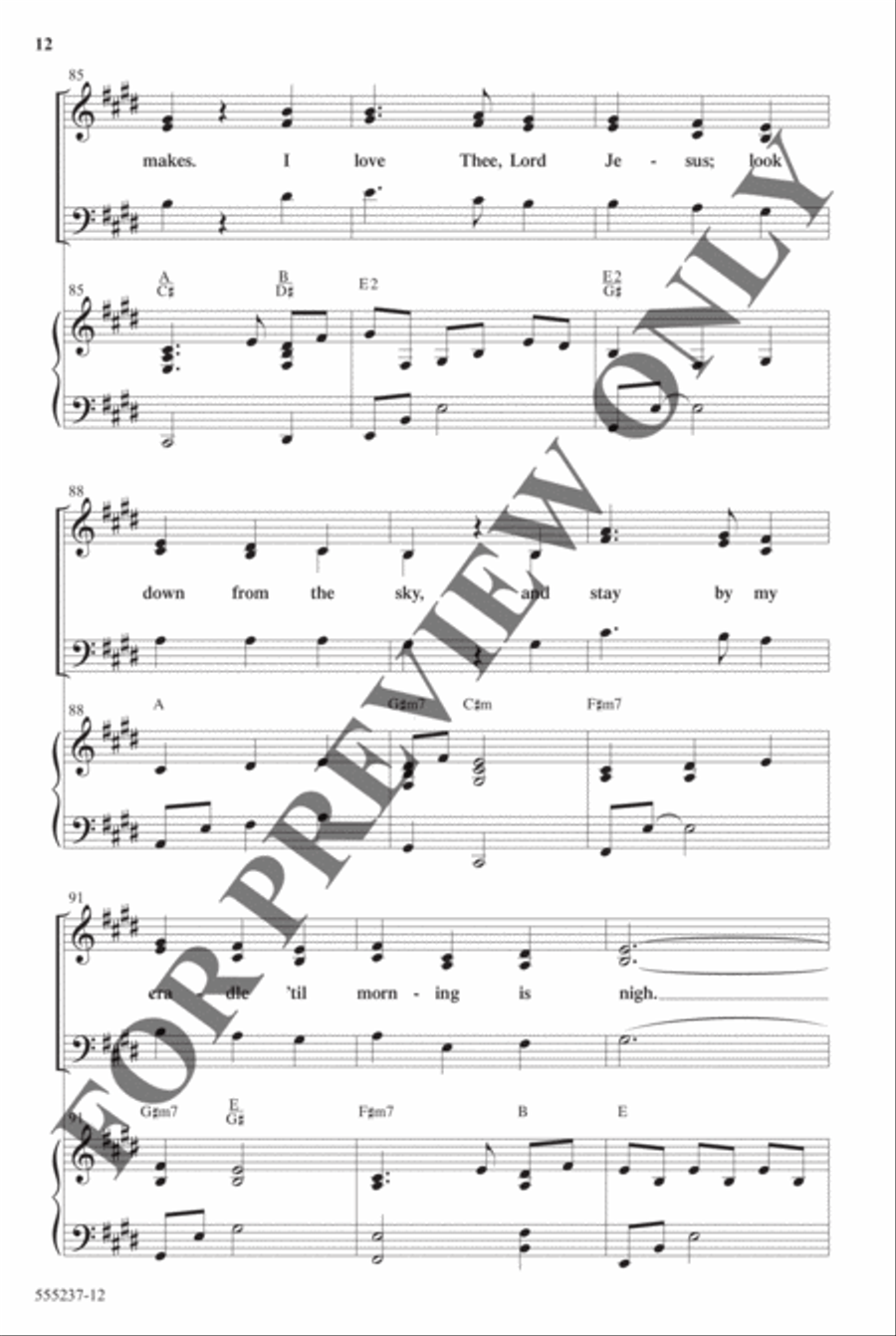 Christmas Eve Medley - Anthem Christmas Eve Medley - Anthem Choir scores gallery preview page 11
