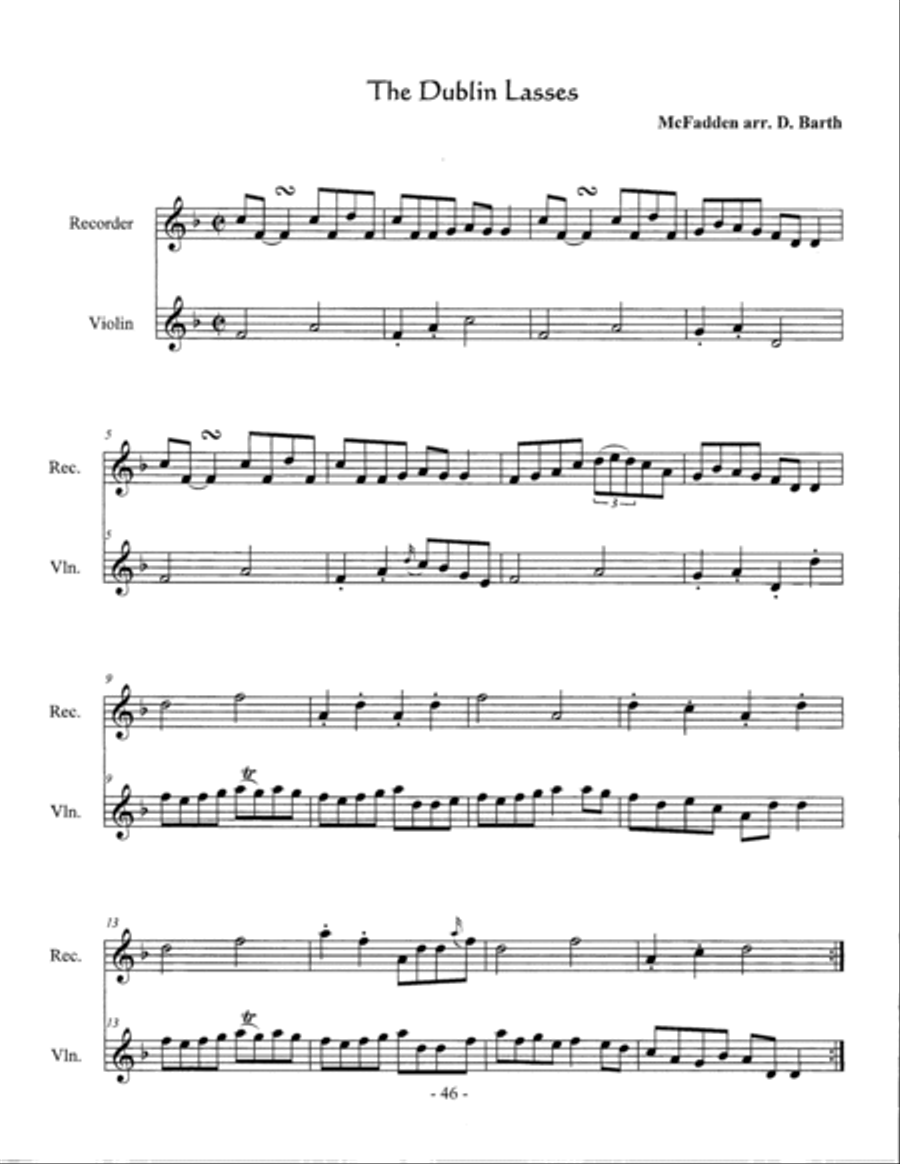 Lastly Lasses (8 Duos) Set of Parts scores gallery preview page 4