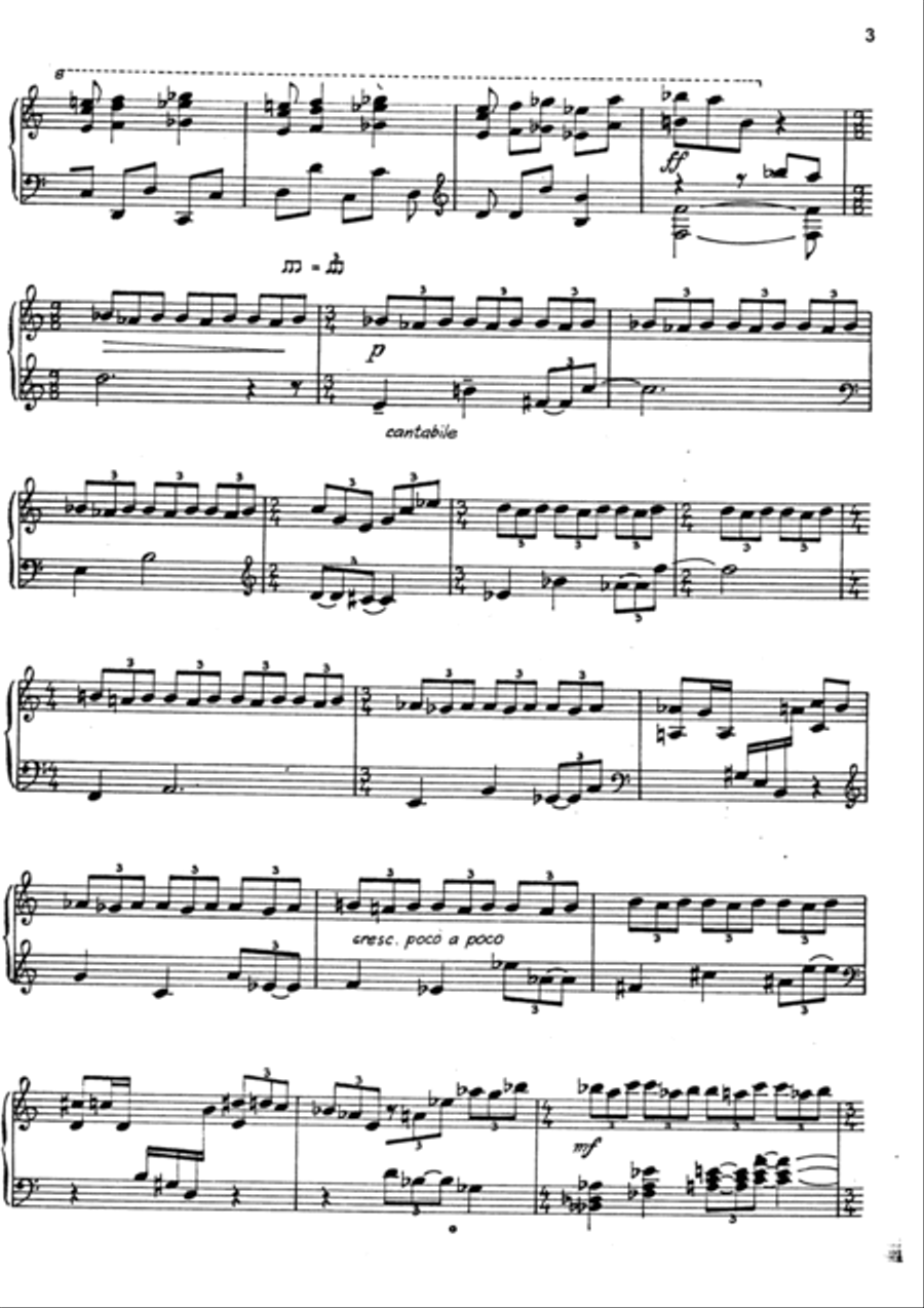 SONATA for Piano Piano Solo scores gallery preview page 4