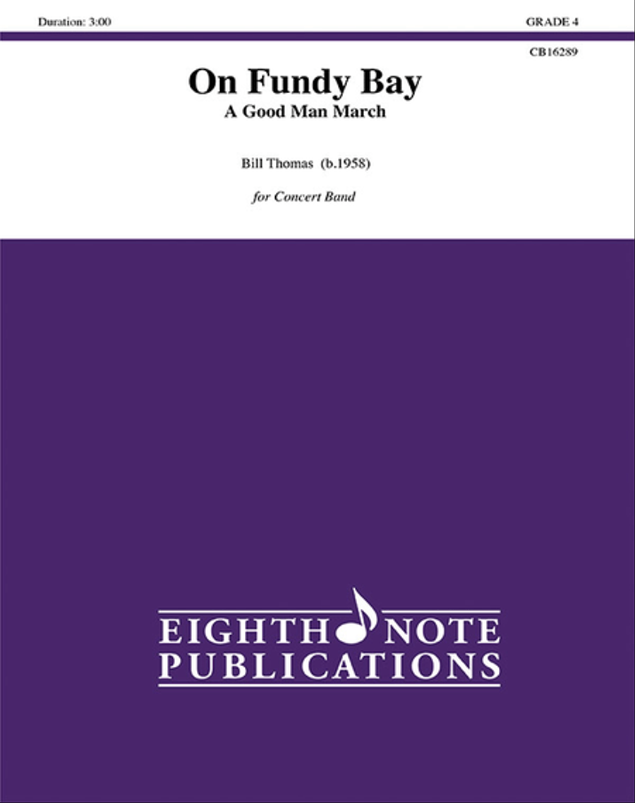 On Fundy Bay On Fundy Bay Concert Band scores gallery preview page 1