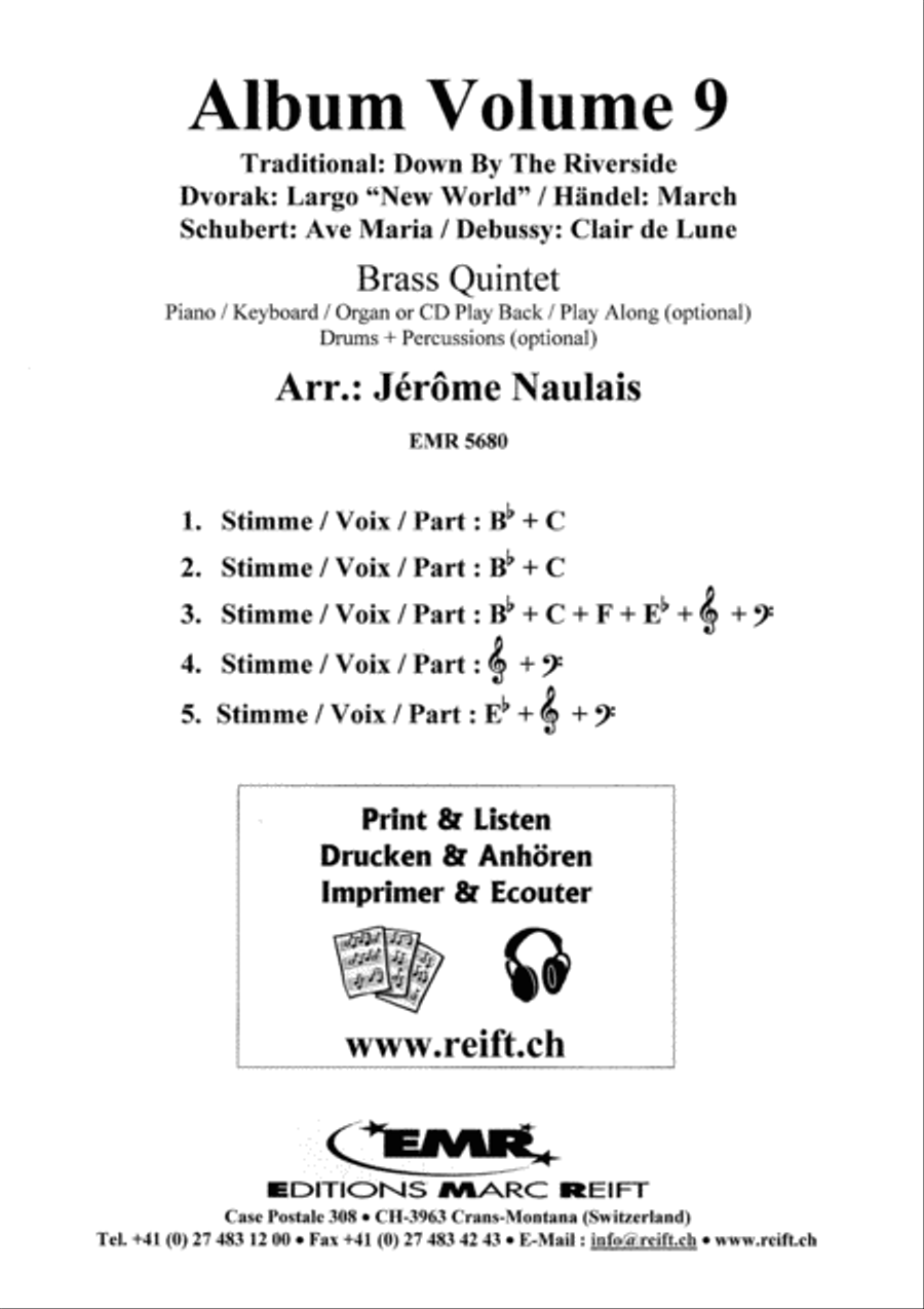 Album Volume 9 Brass Band scores gallery preview page 2