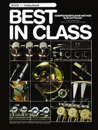 Book cover for Best in Class, Book 1 - Eb Alto Saxophone