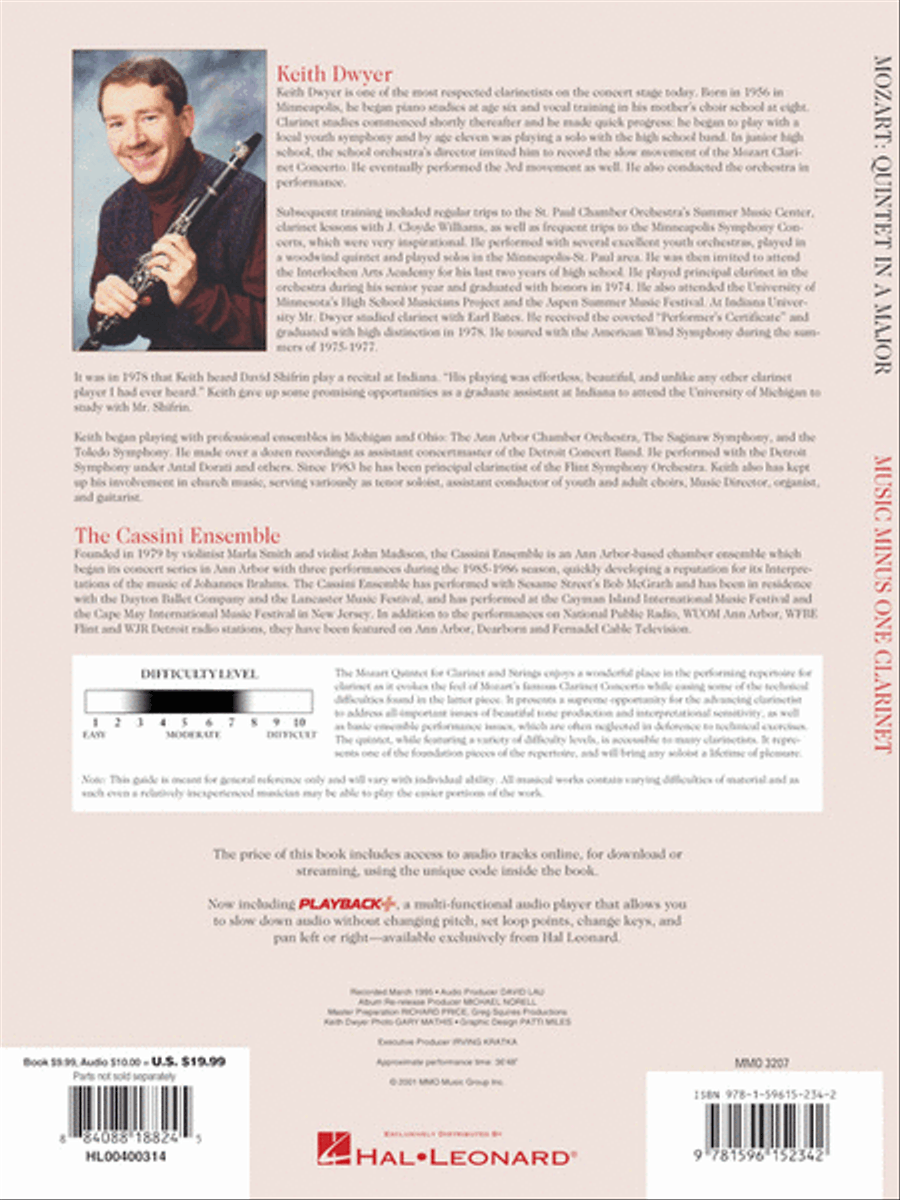 Mozart Quintet in A, KV581 Clarinet scores gallery preview page 6