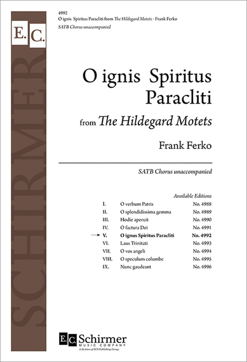 The Hildegard Motets: 5. O ignis Spiritus Paracliti image number null