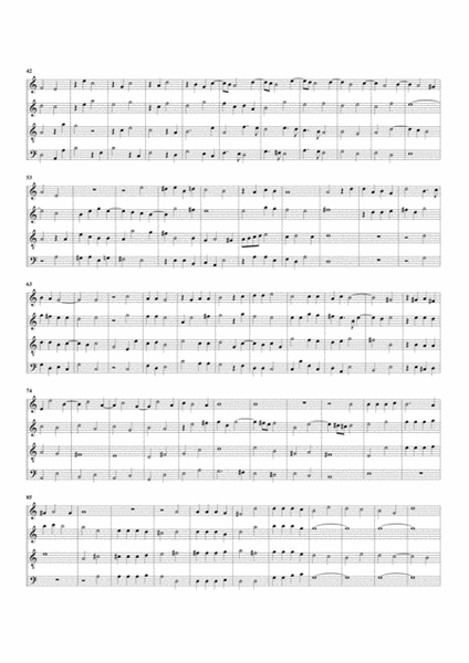 Canzon La todeschina (arrangement for 4 recorders)