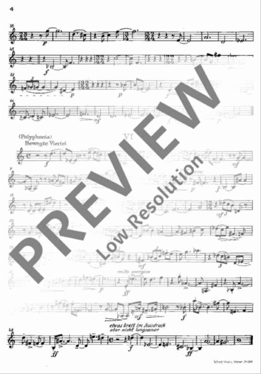 Six Madrigals Set of Parts scores gallery preview page 9