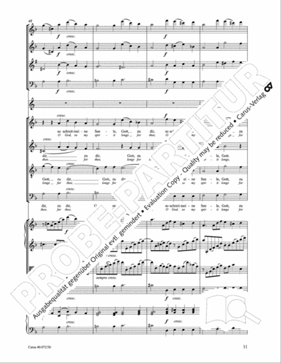 Psalm 42 4-Part scores gallery preview page 16