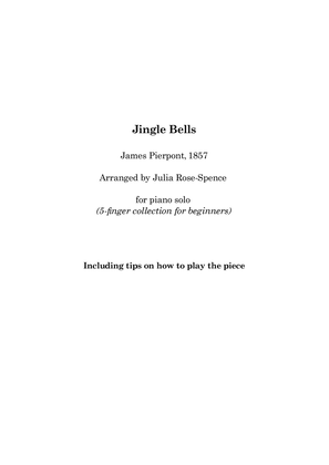 Jingle Bells (beginner piano with playing tips)