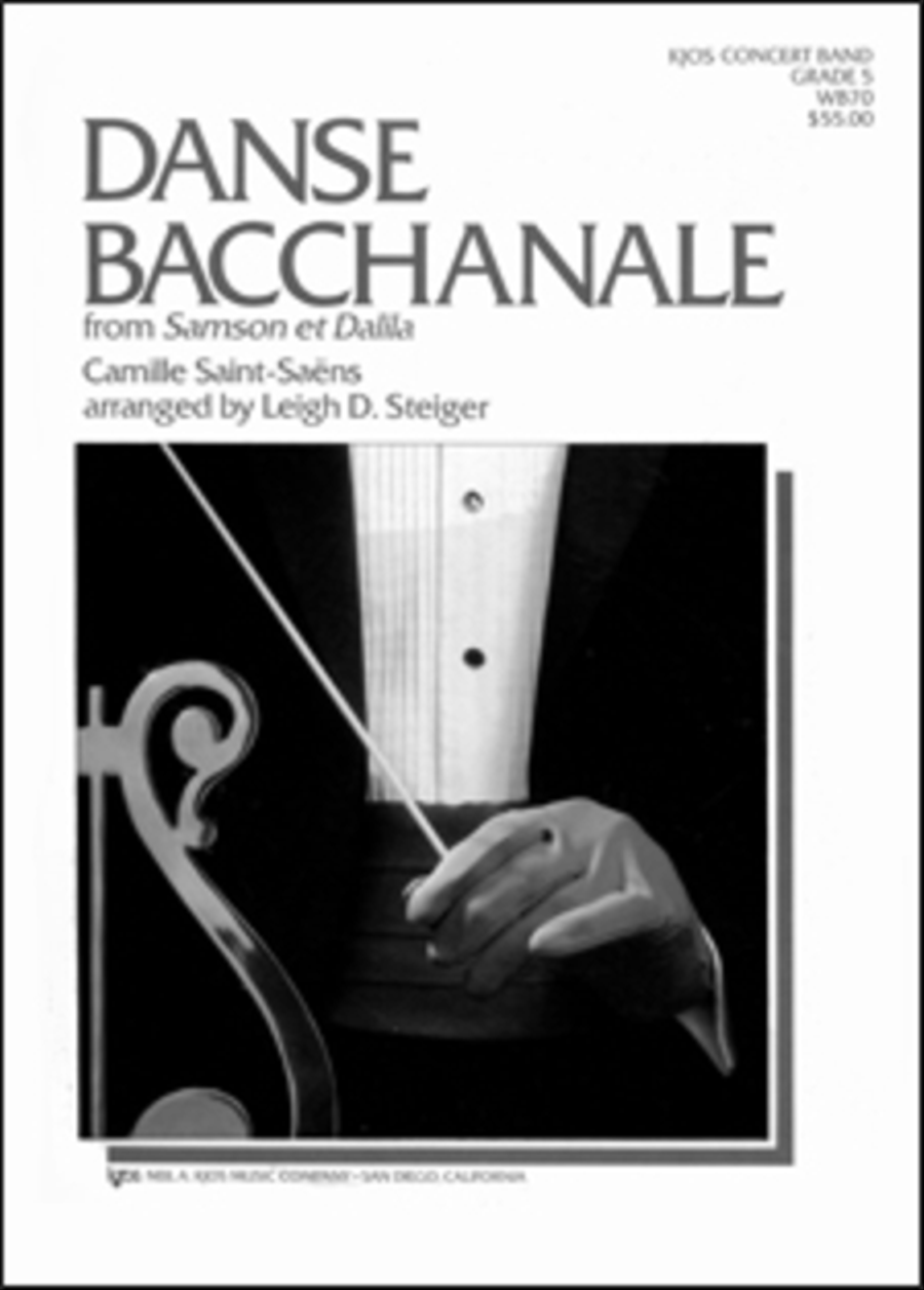 Danse Bacchanale - Score Concert Band scores gallery preview page 1