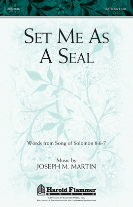Book cover for Set Me as a Seal
