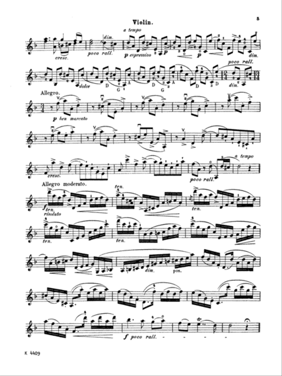 Corelli: La Folia Violin scores gallery preview page 3