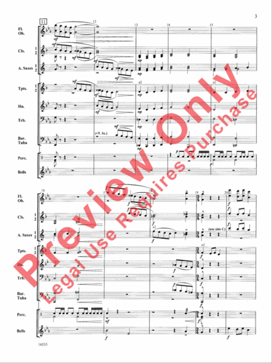 Christmas Spectacular Christmas Spectacular Concert Band scores gallery preview page 4