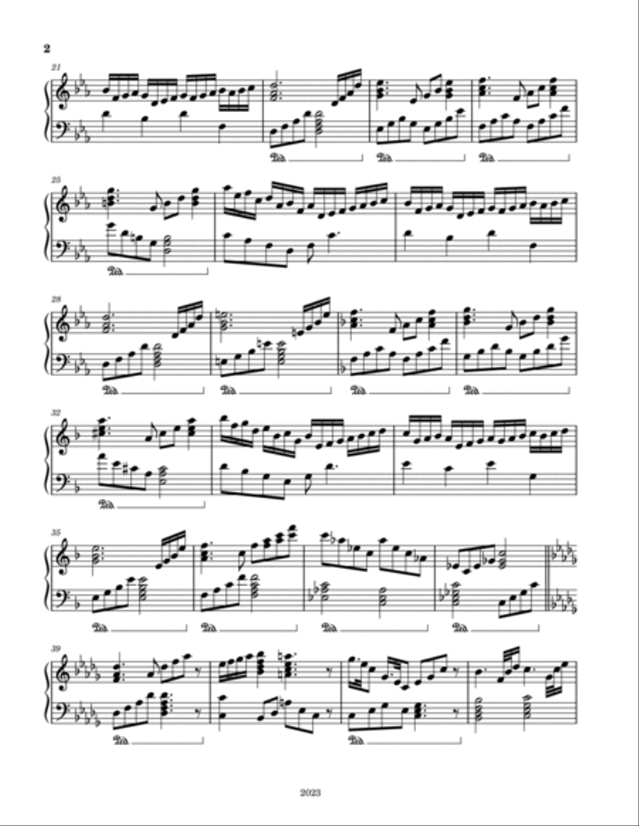 Piano Solo No. 907023 Piano Solo scores gallery preview page 2
