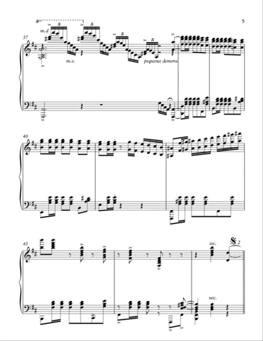 POLONESA Piano Solo scores gallery preview page 5