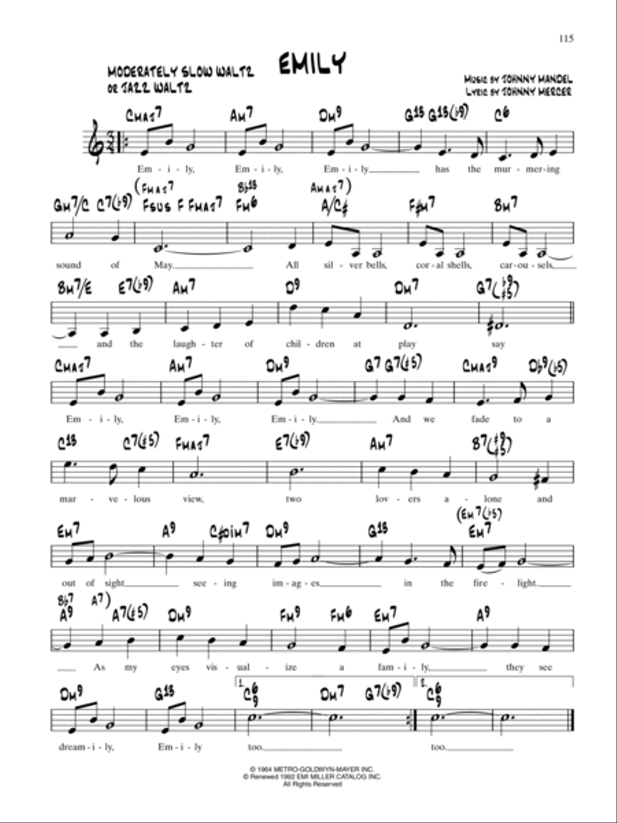 Emily School and Community scores gallery preview page 1