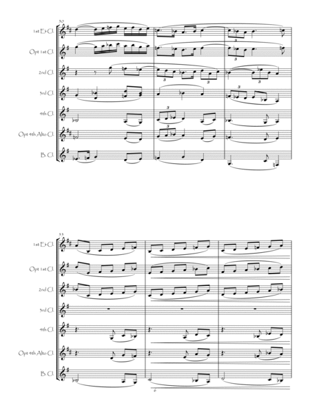 Divertissement Grec for Clarinet Choir image number null