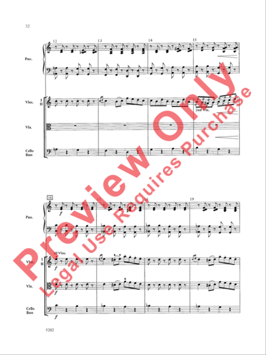 Carnival of the Animals Carnival of the Animals String Orchestra scores gallery preview page 33