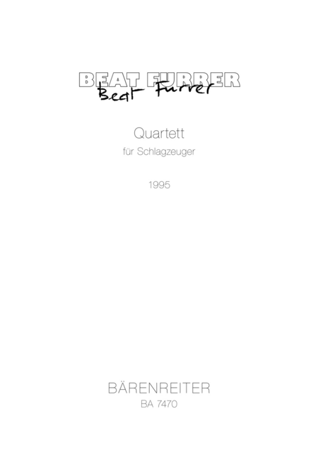 Quartett fur Schlagzeuger (1995)