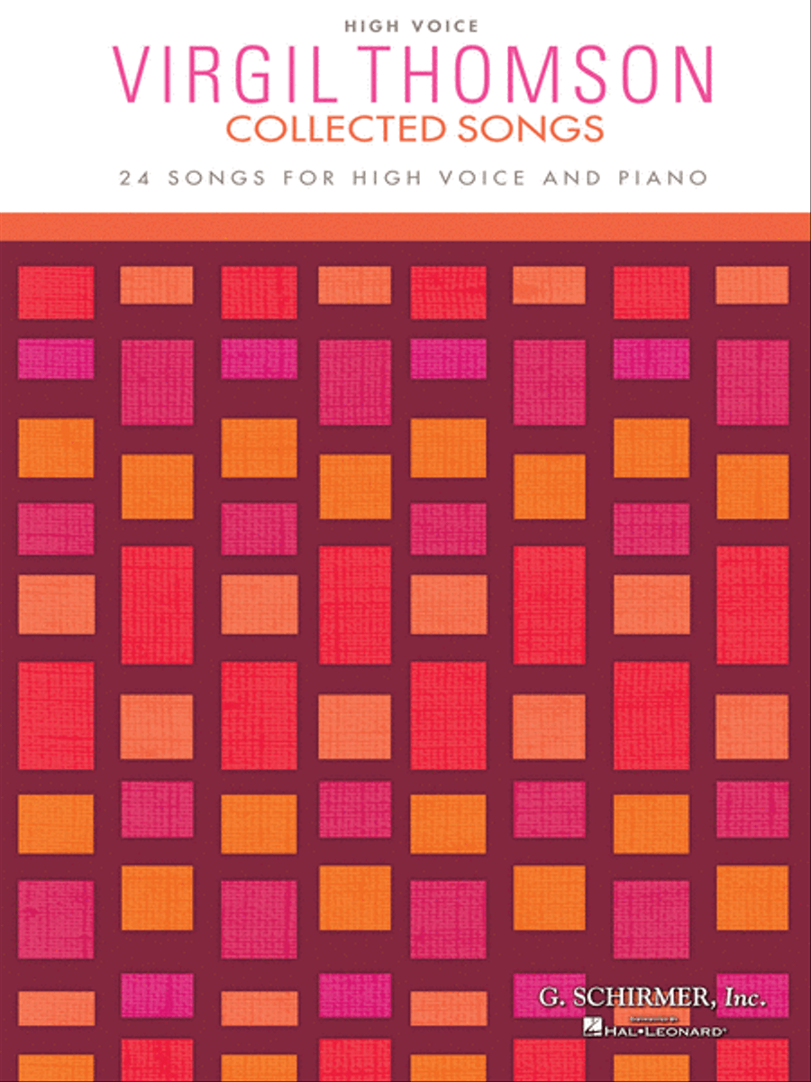 Virgil Thomson - Collected Songs Voice scores gallery preview page 1