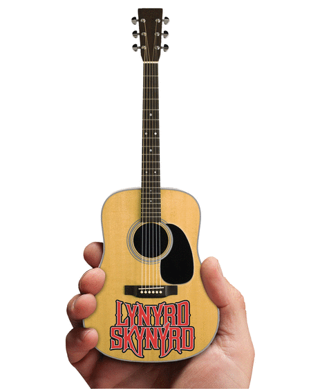Lynyrd Skynyrd - Acoustic Guitar with Logo (Natural Wood Finish)