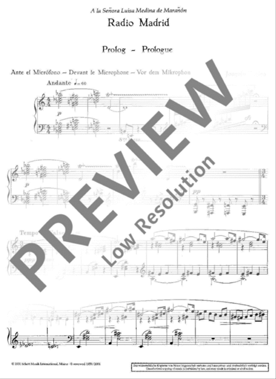 Radio Madrid Piano Solo scores gallery preview page 4