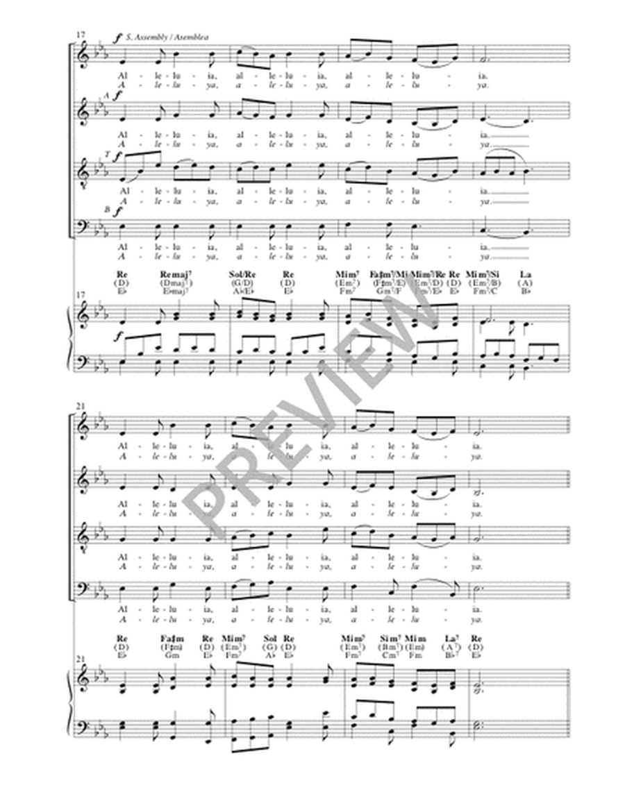 Misa Una Santa Fe / One Holy Faith Mass - Keyboard edition