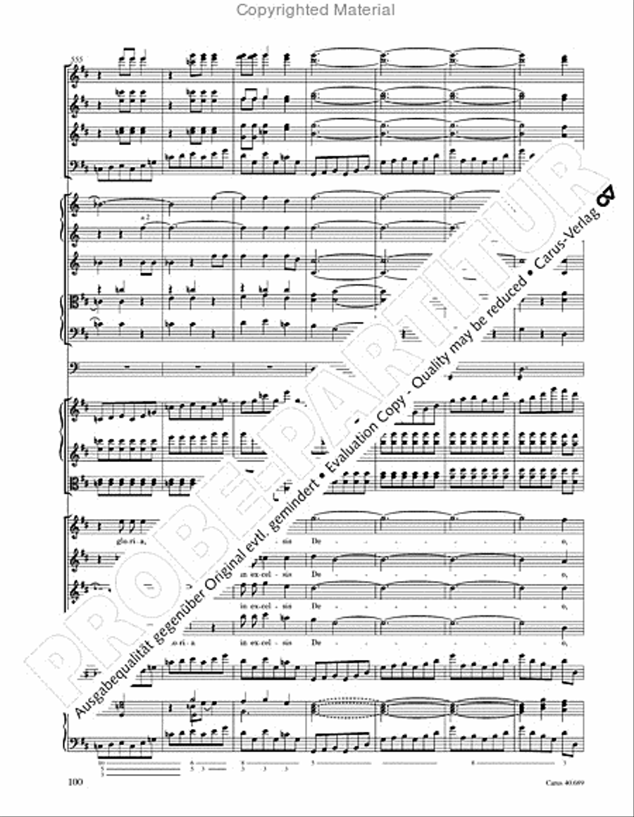 Missa solemnis Missa solemnis 4-Part scores gallery preview page 116