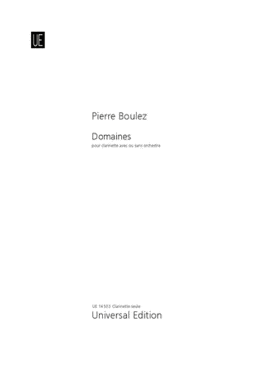 Domaines Chamber Music scores gallery preview page 1