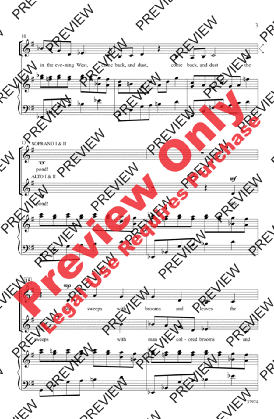 Evening Women's Choir scores gallery preview page 3