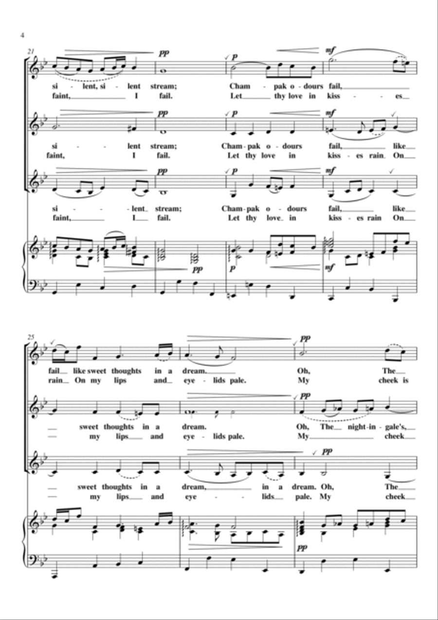 I Arise from Dreams of Thee - Air on the G String (SSA) SSA scores gallery preview page 4
