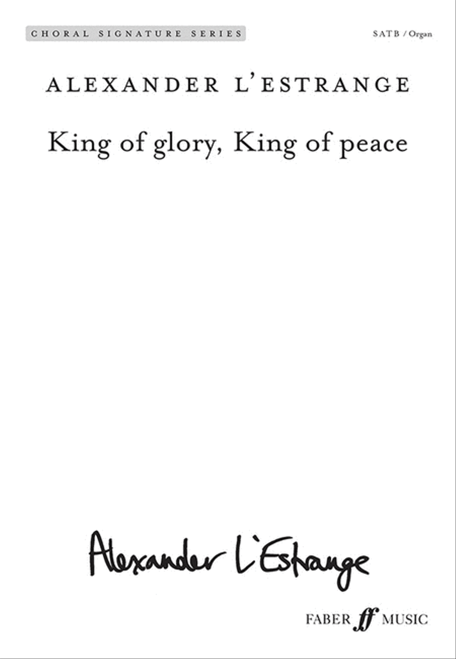 King of Glory, King of Peace 4-Part scores gallery preview page 1