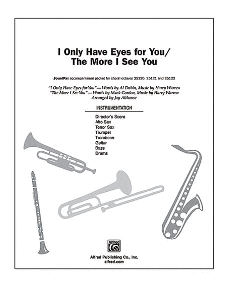 I Only Have Eyes for You / The More I See You Choir scores gallery preview page 1