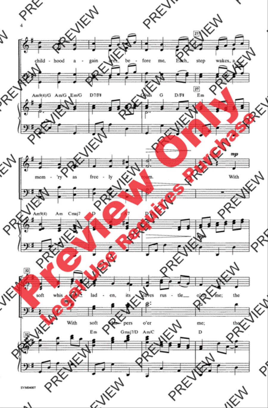 The Ash Grove The Ash Grove 4-Part scores gallery preview page 4