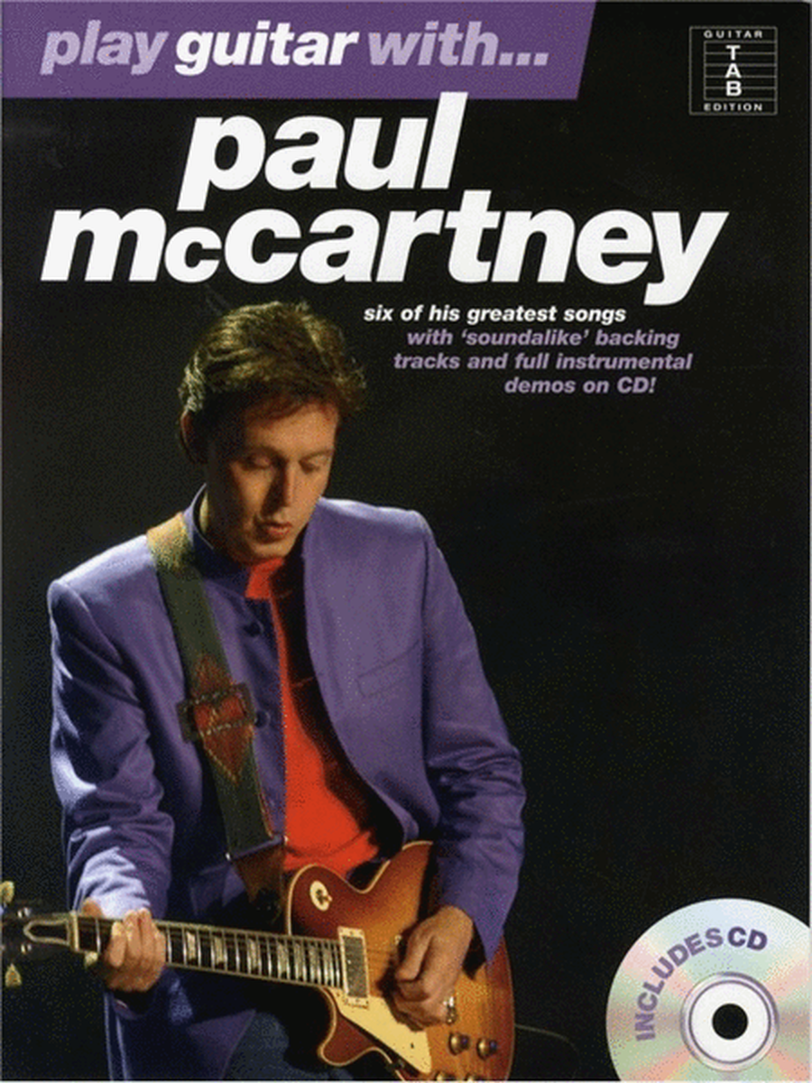 Play Guitar With Paul Mccartney Tab Book/CD