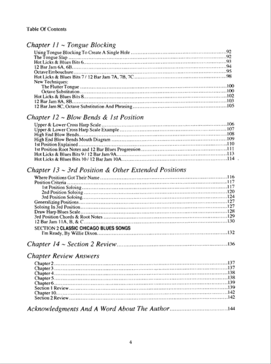 Complete Classic Chicago Blues Harp Harmonica scores gallery preview page 6