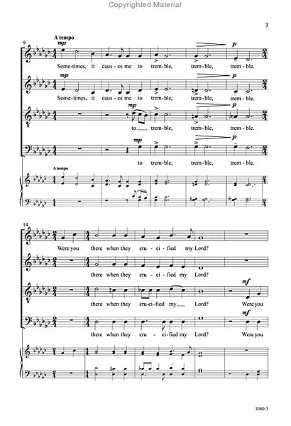Were You There? - SATB Octavo image number null