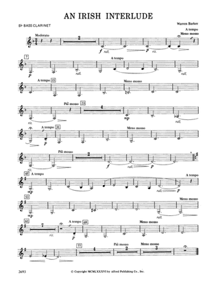 An Irish Interlude: B-flat Bass Clarinet