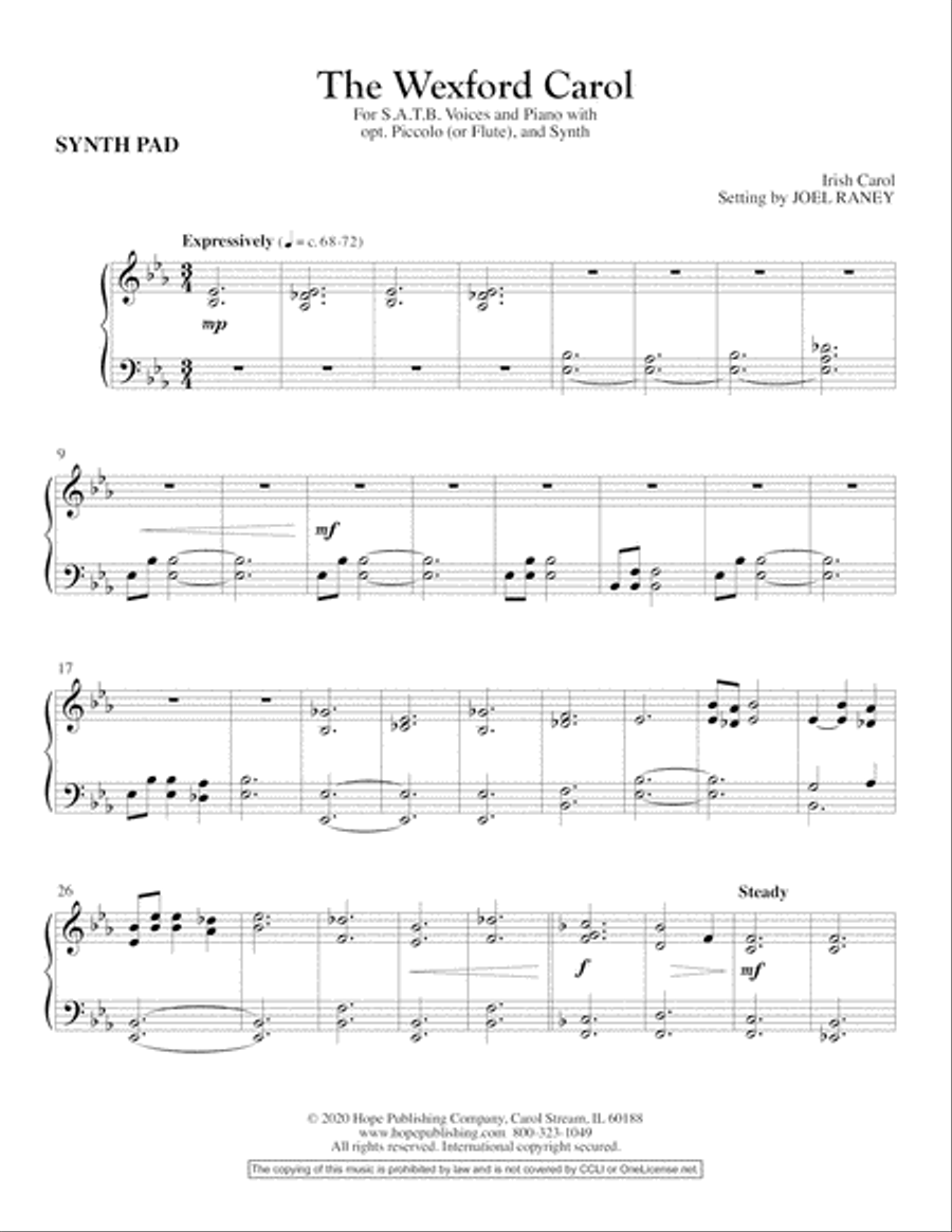 The Wexford Carol The Wexford Carol Choir scores gallery preview page 21
